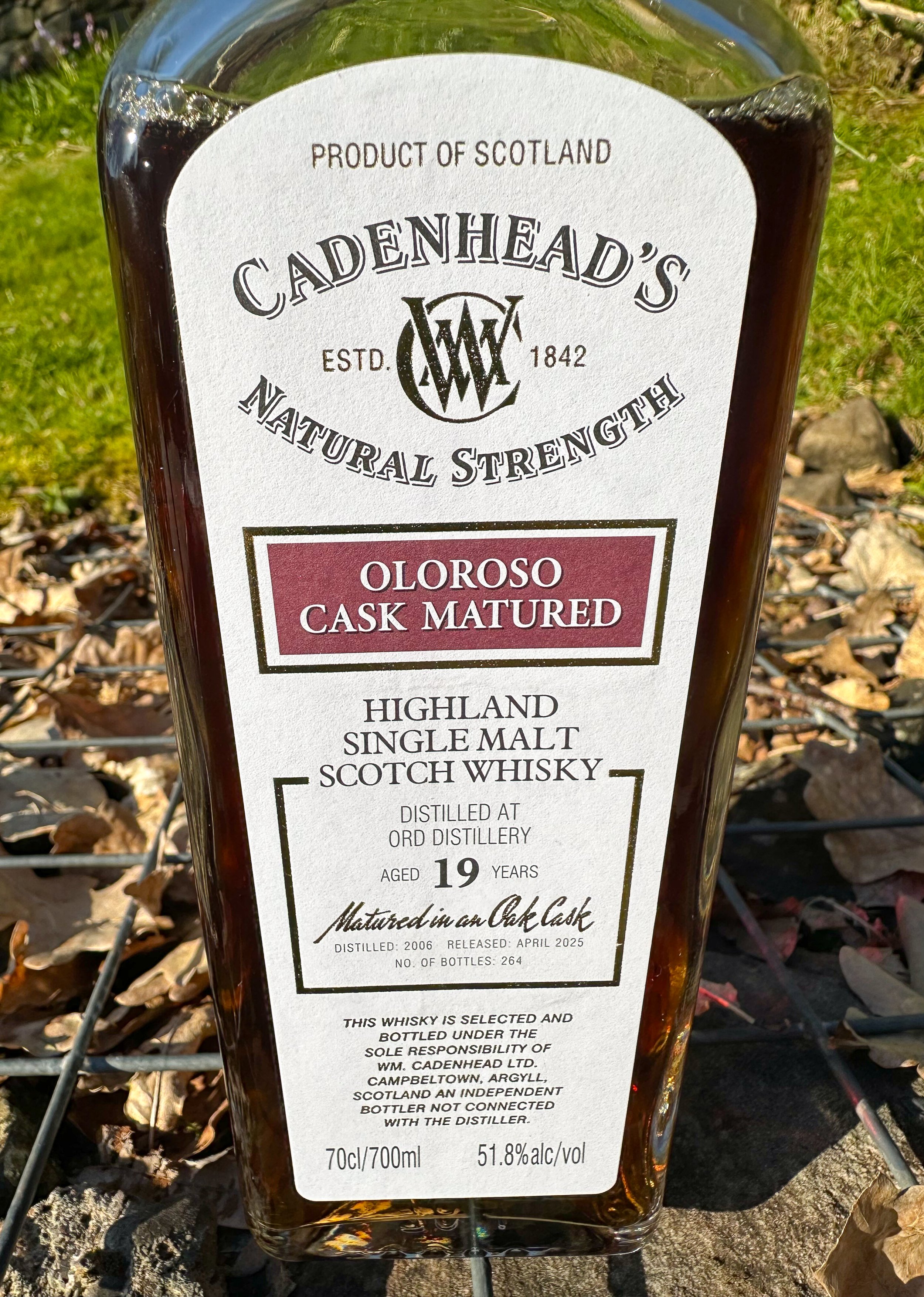 Cadenhead's Ord 19yo Oloroso — Dramface